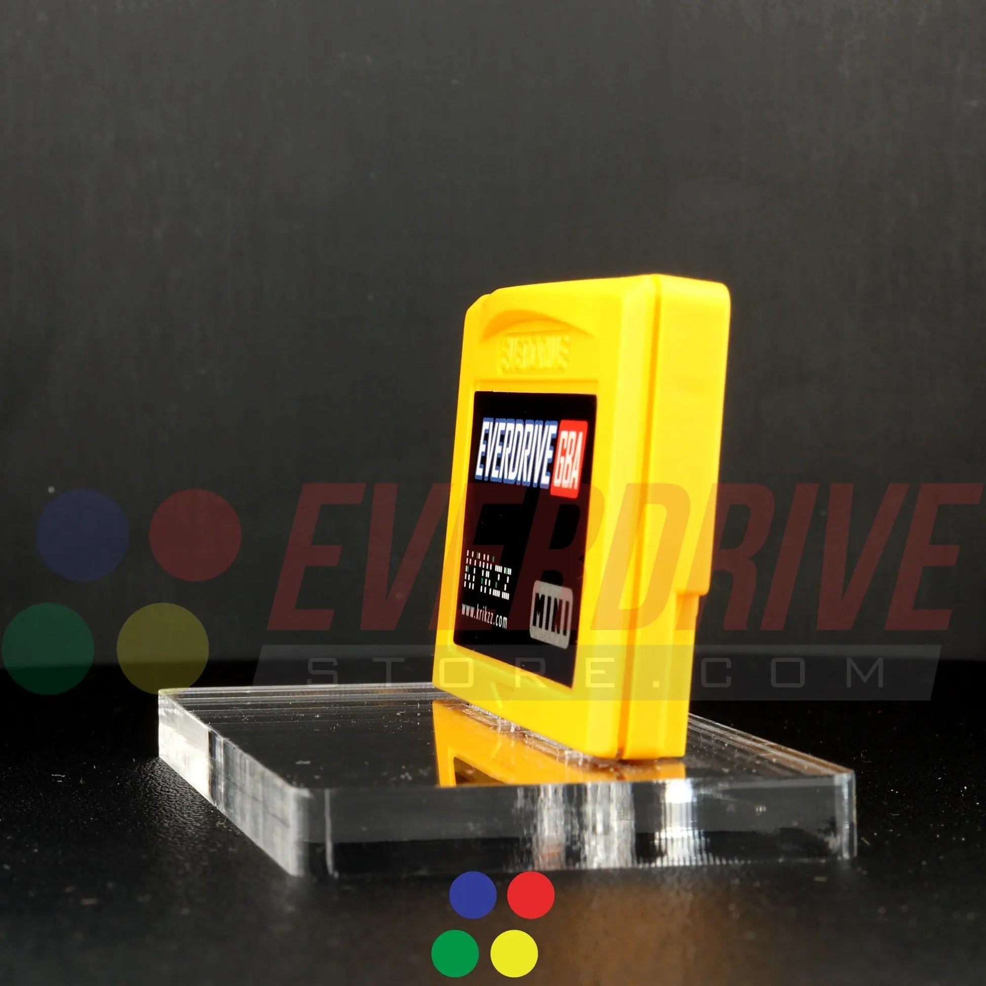 Everdrive GBA Mini - Yellow Krikzz