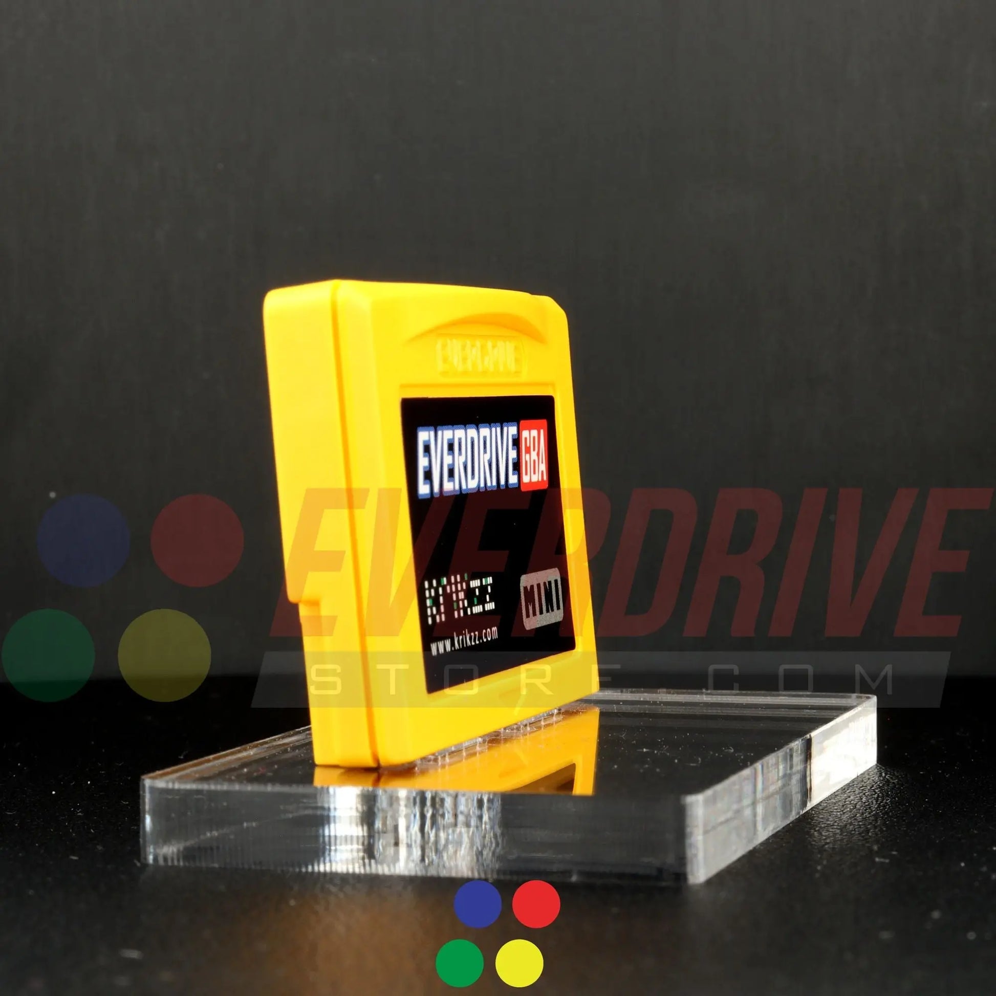 Everdrive GBA Mini - Yellow Krikzz