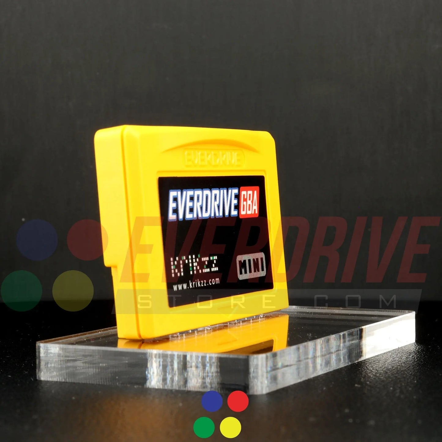 Everdrive GBA Mini - Yellow Krikzz