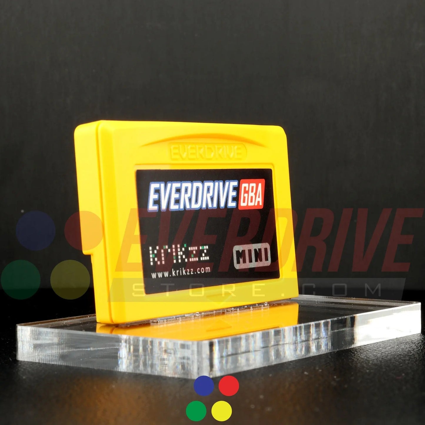 Everdrive GBA Mini - Yellow Krikzz