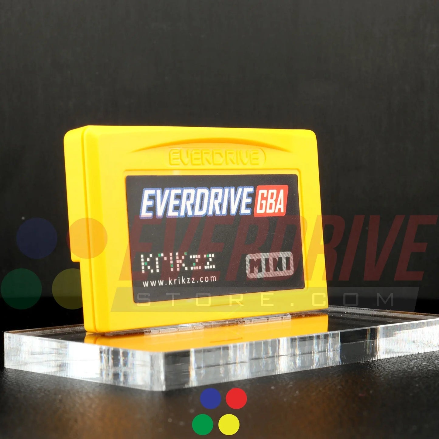 Everdrive GBA Mini - Yellow Krikzz