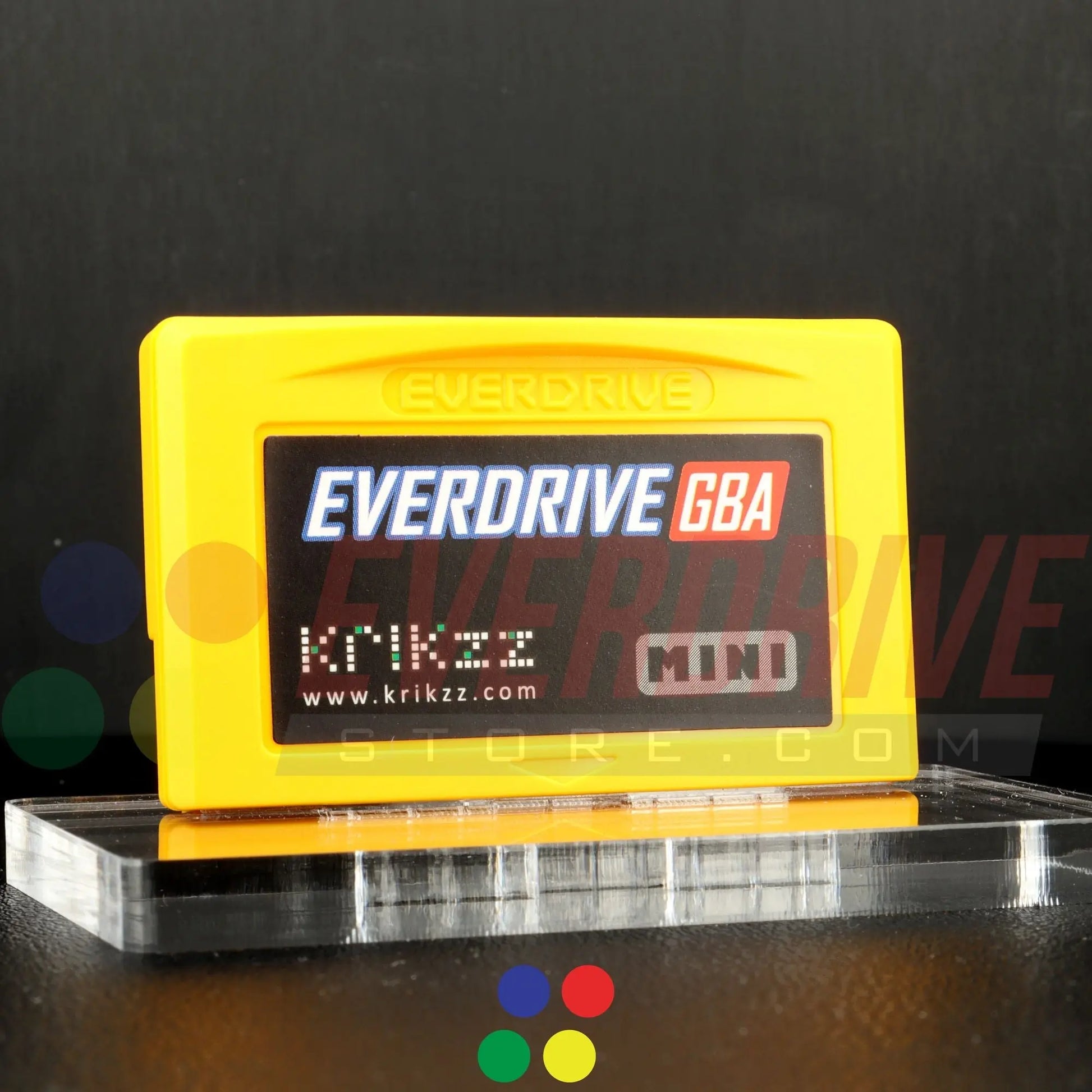 Everdrive GBA Mini - Yellow Krikzz