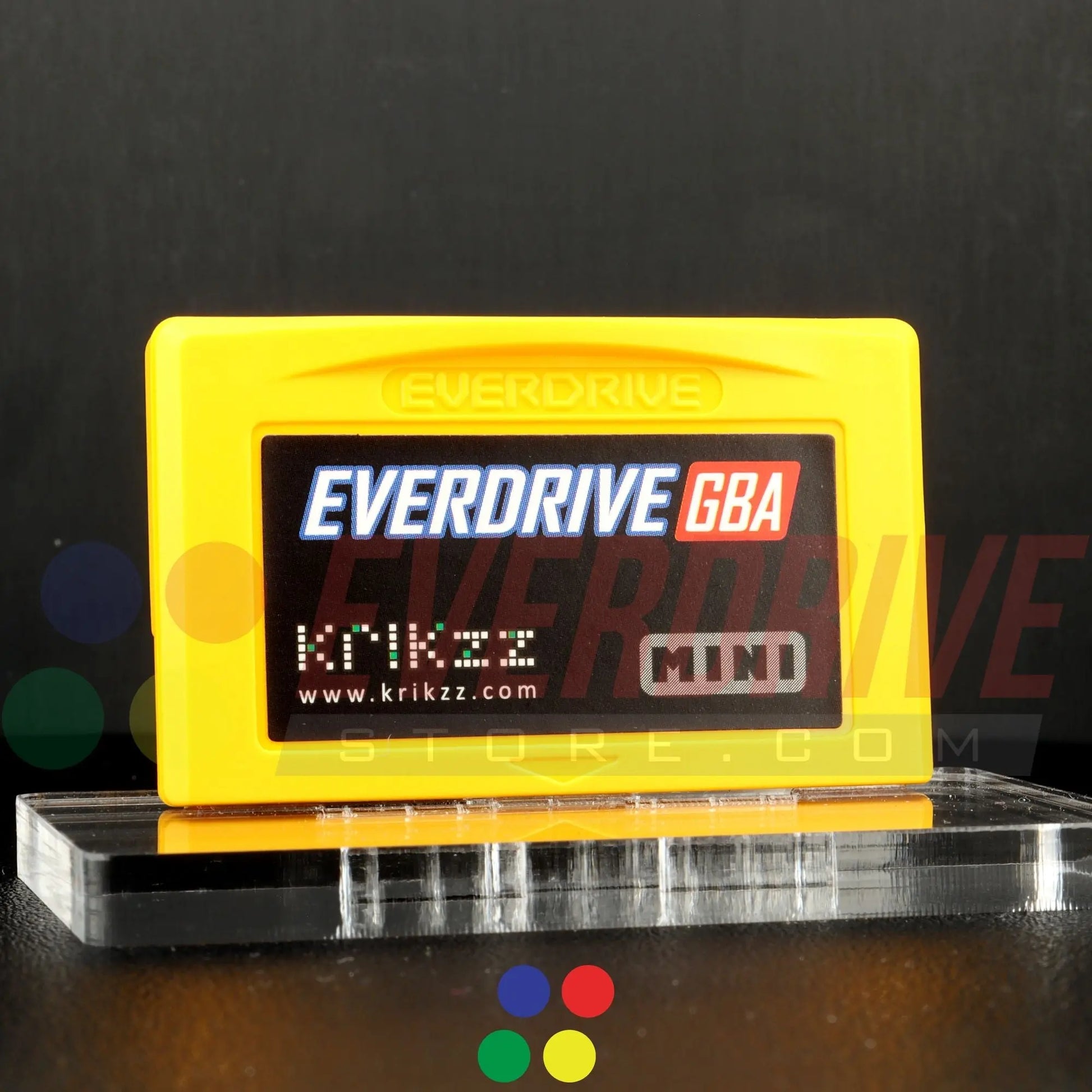 Everdrive GBA Mini - Yellow Krikzz