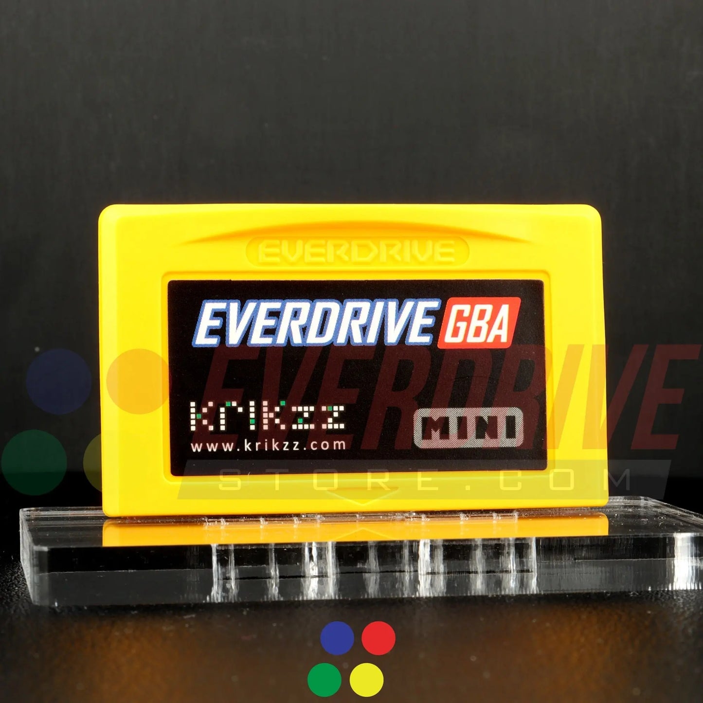 Everdrive GBA Mini - Yellow Krikzz