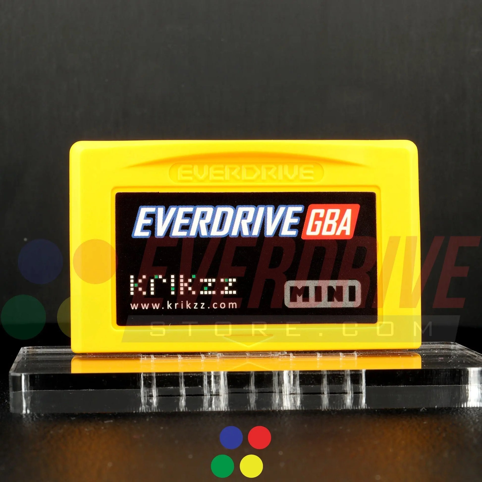 Everdrive GBA Mini - Yellow Krikzz