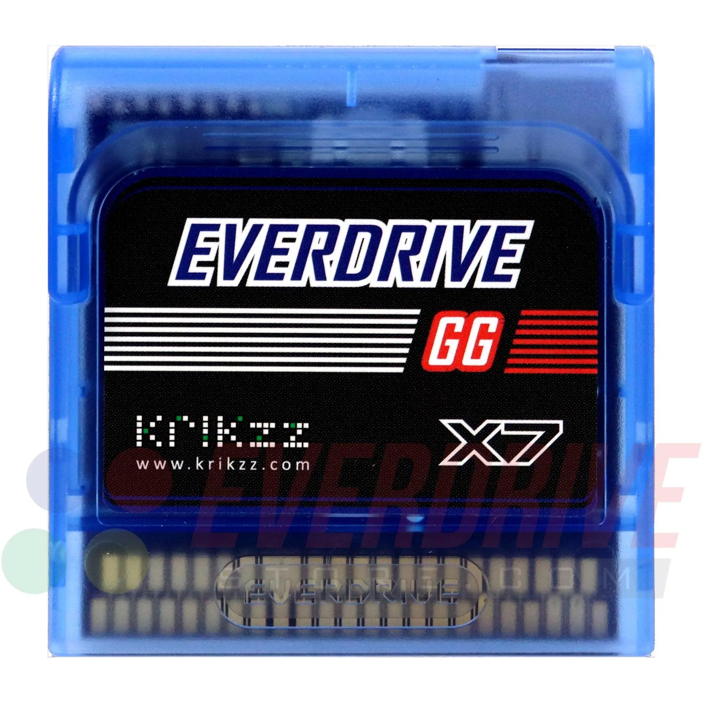 Everdrive GG X7 - Frosted Blue Krikzz