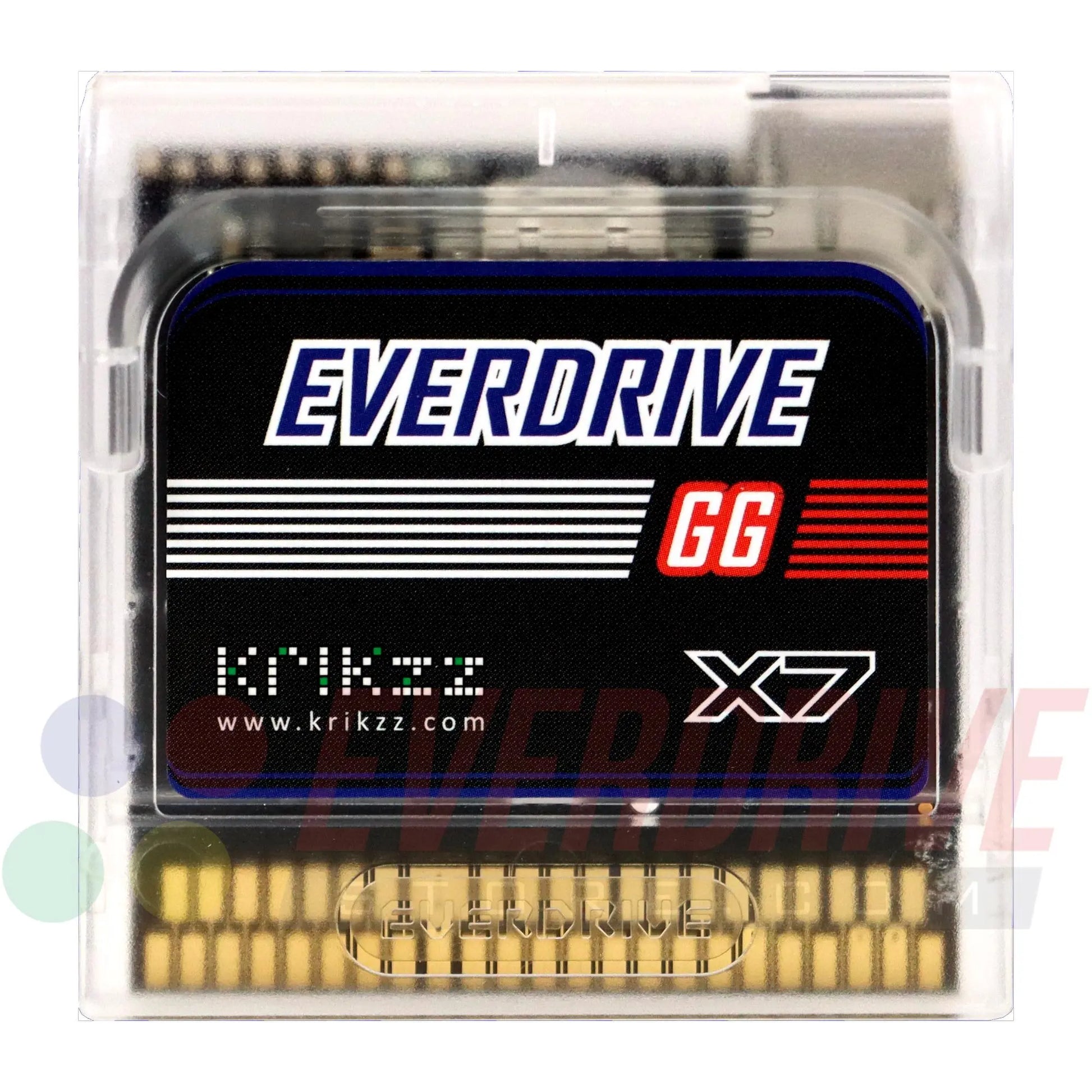 Everdrive GG X7 - Frosted Clear Krikzz