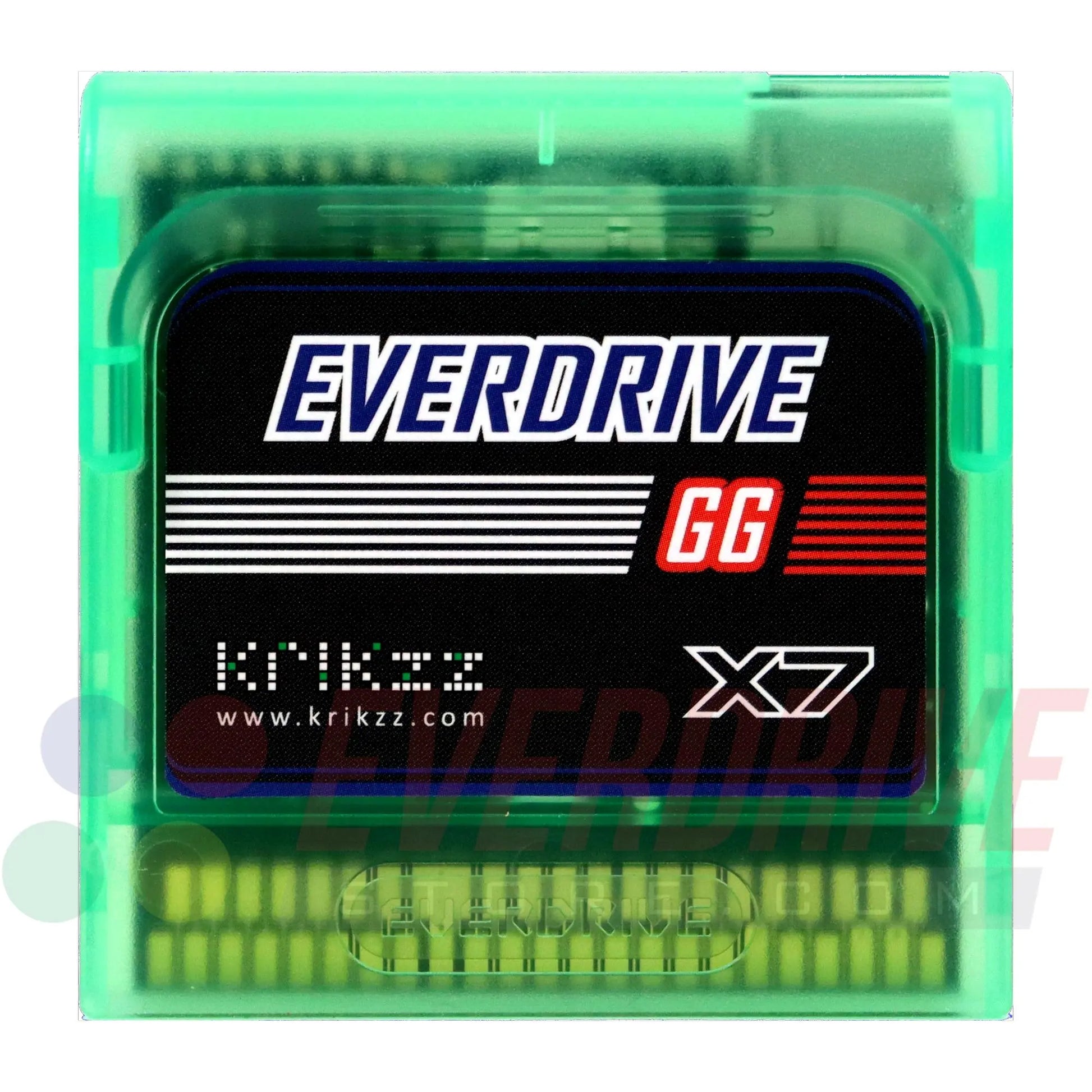 Everdrive GG X7 - Frosted Green by Krikzz for Game Gear Krikzz