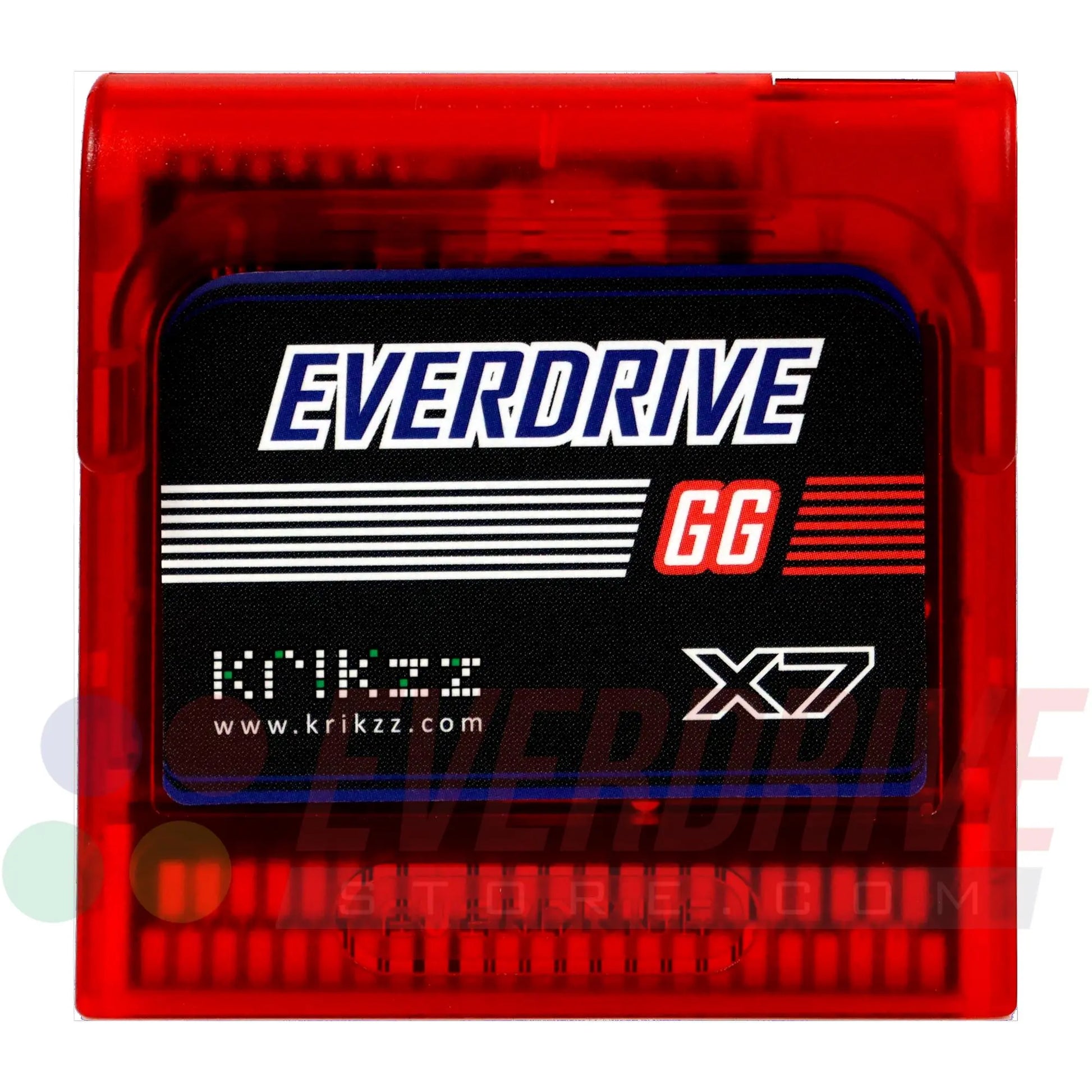 Everdrive GG X7 - Frosted Red Krikzz