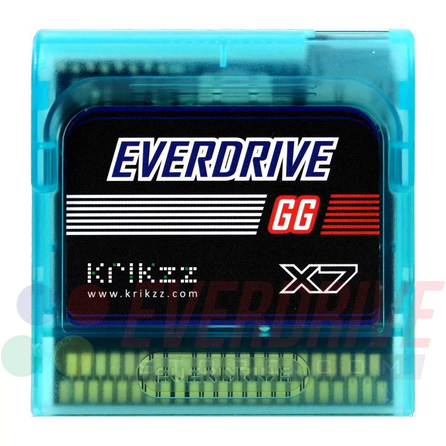 Everdrive GG X7 - Frosted Turquoise Krikzz