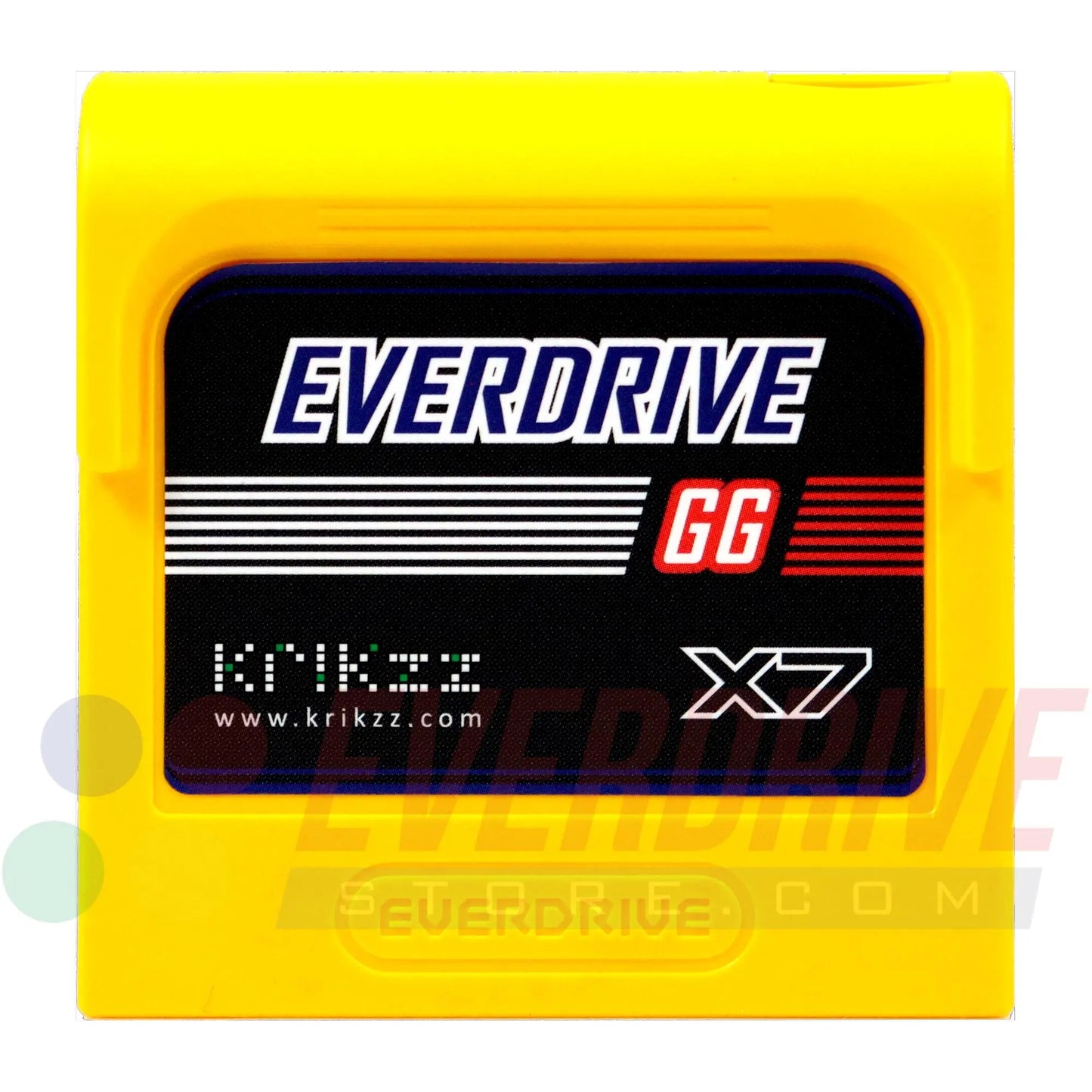 Everdrive GG X7 - Yellow by Krikzz for Game Gear Krikzz