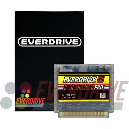 Everdrive N8 Famicom PRO - Frosted Black Krikzz