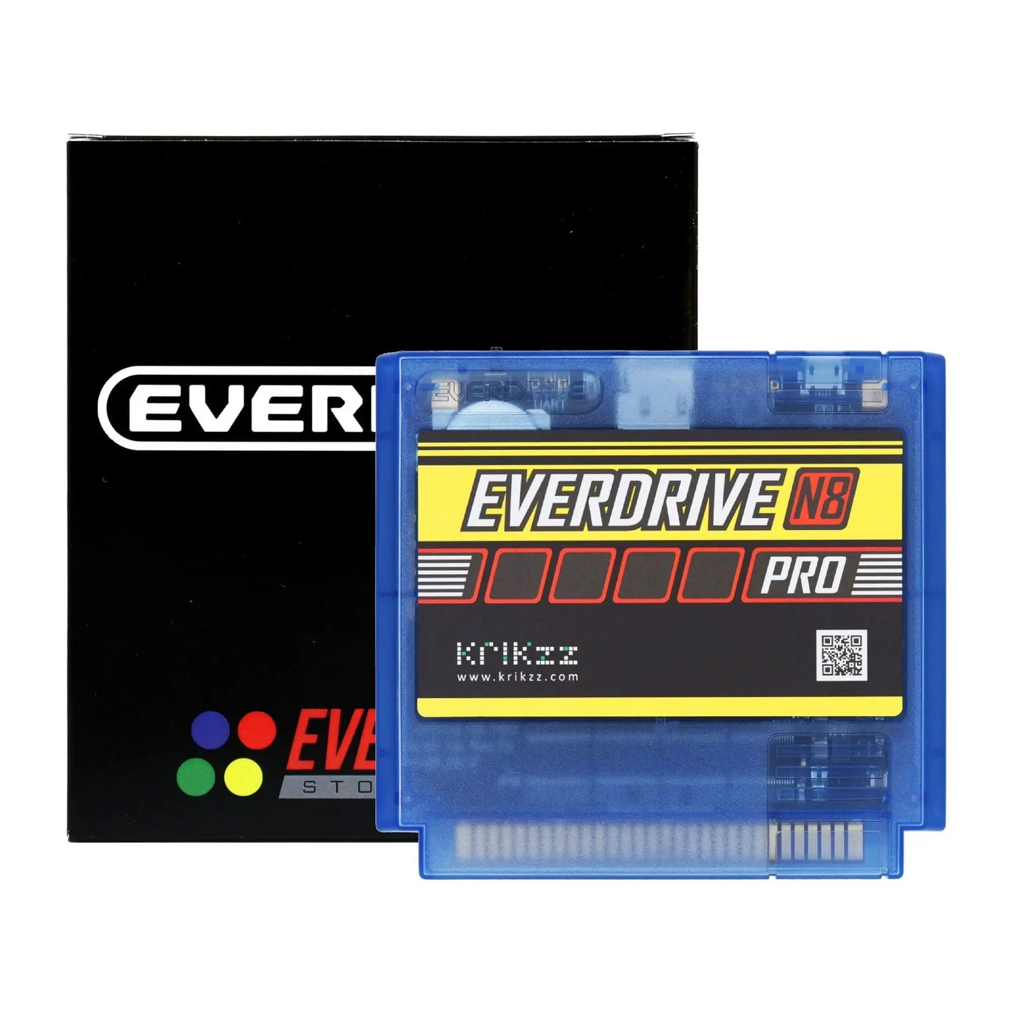 Everdrive N8 Famicom PRO - Frosted Blue Krikzz