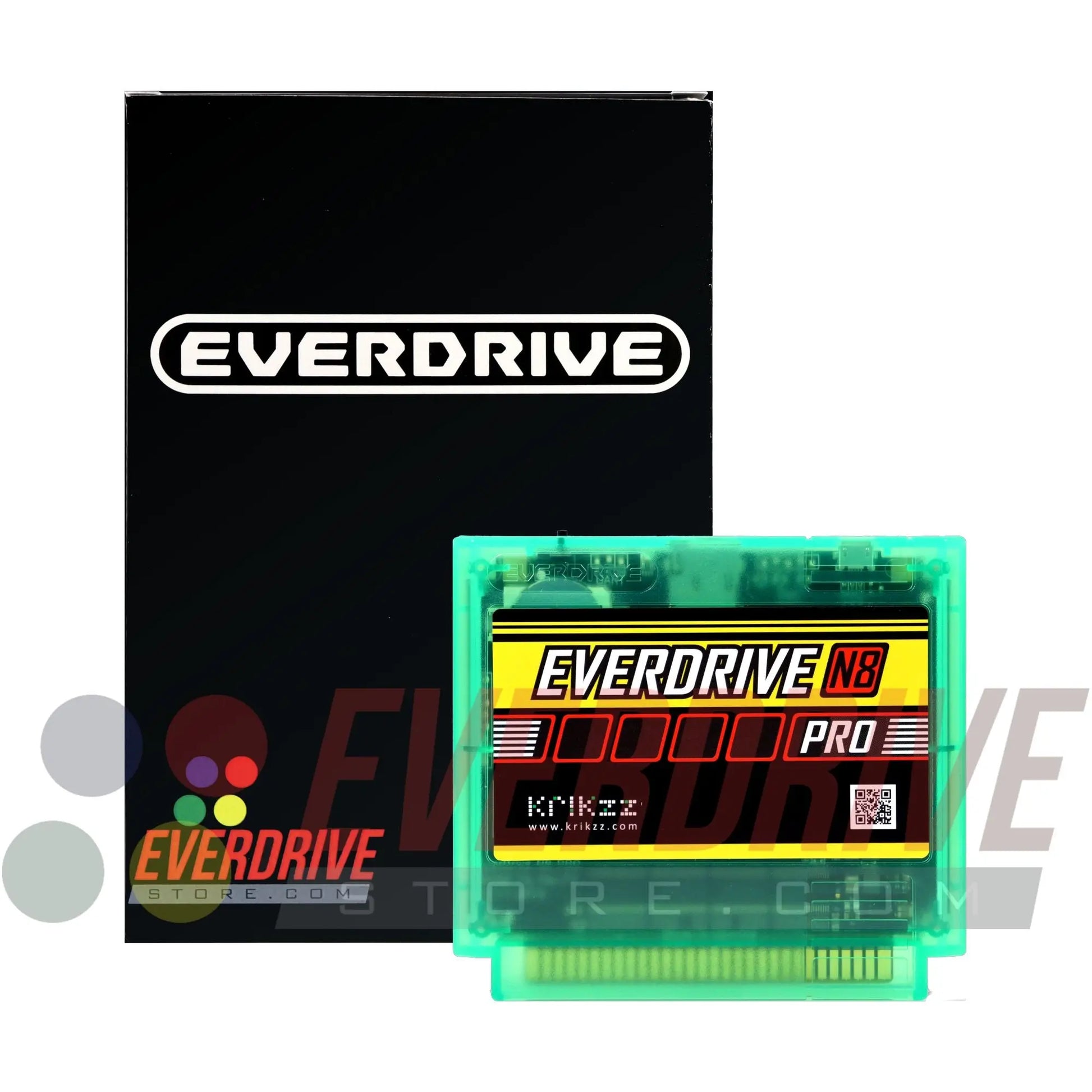 Everdrive N8 Famicom PRO - Frosted Green Krikzz