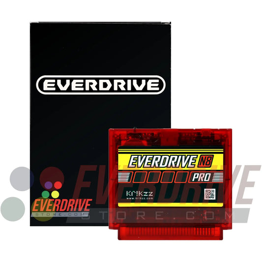 Everdrive N8 Famicom PRO - Frosted Red Krikzz