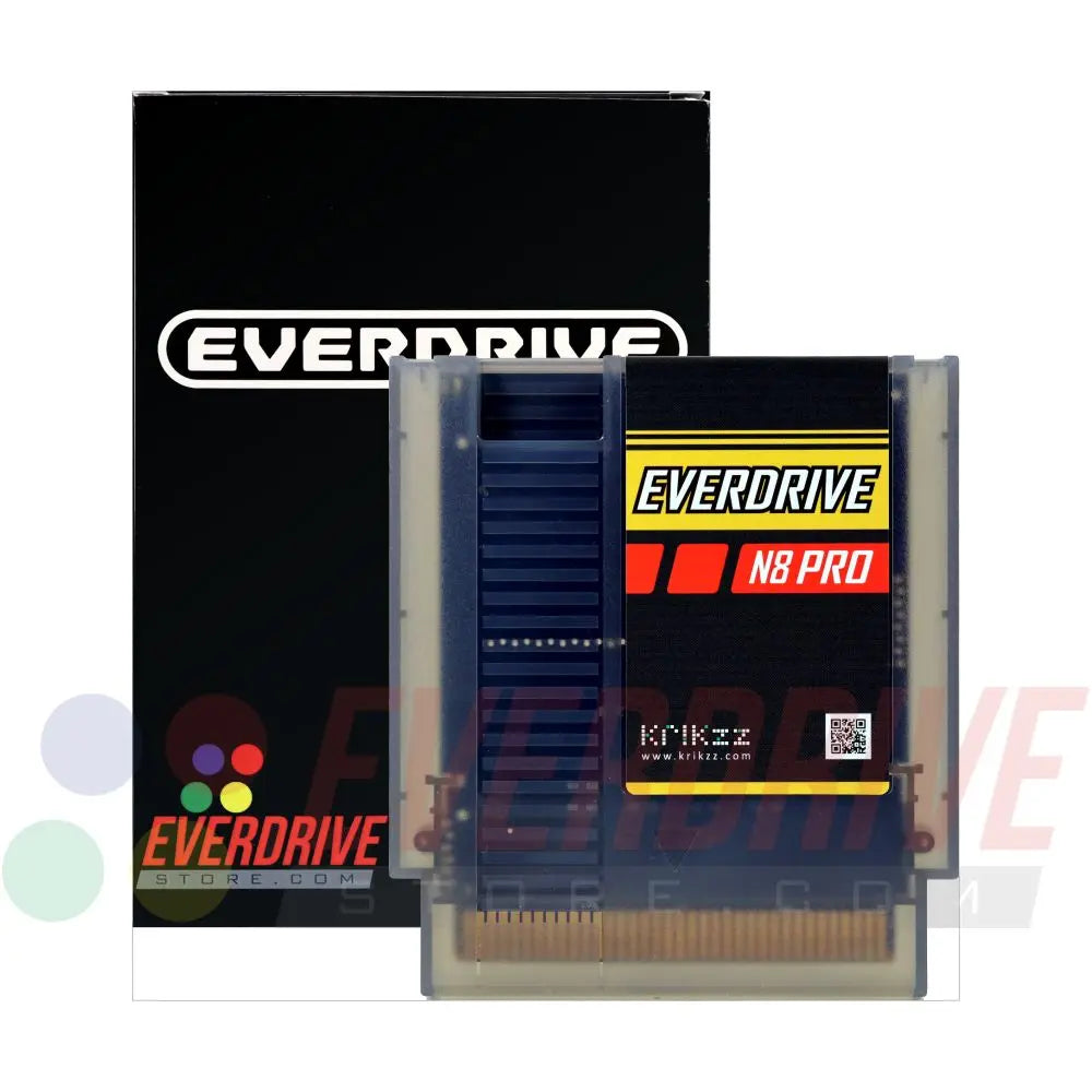 Everdrive N8 PRO - Frosted Black Krikzz