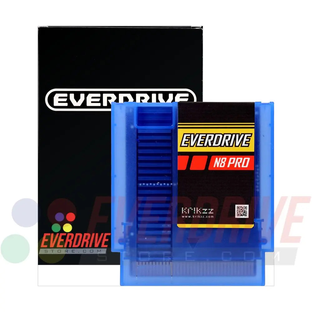 Everdrive N8 PRO - Frosted Blue Krikzz