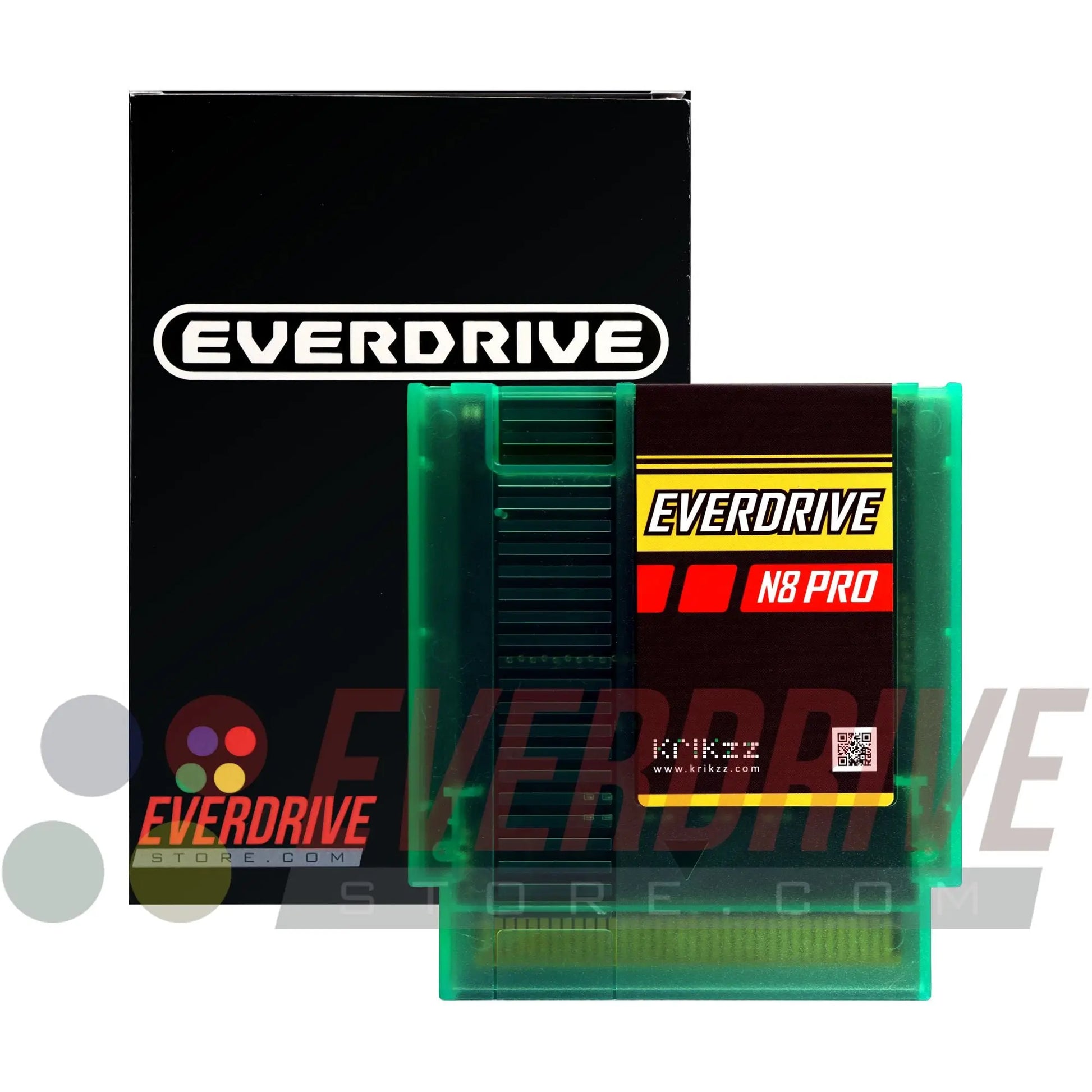 Everdrive N8 PRO - Frosted Green Krikzz