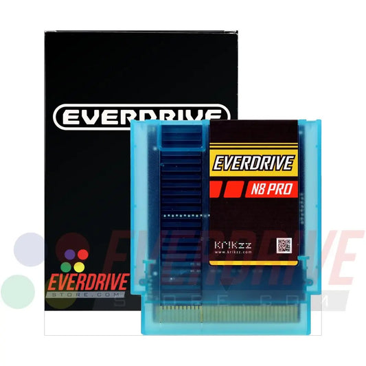 Everdrive N8 PRO - Frosted Turquoise Krikzz