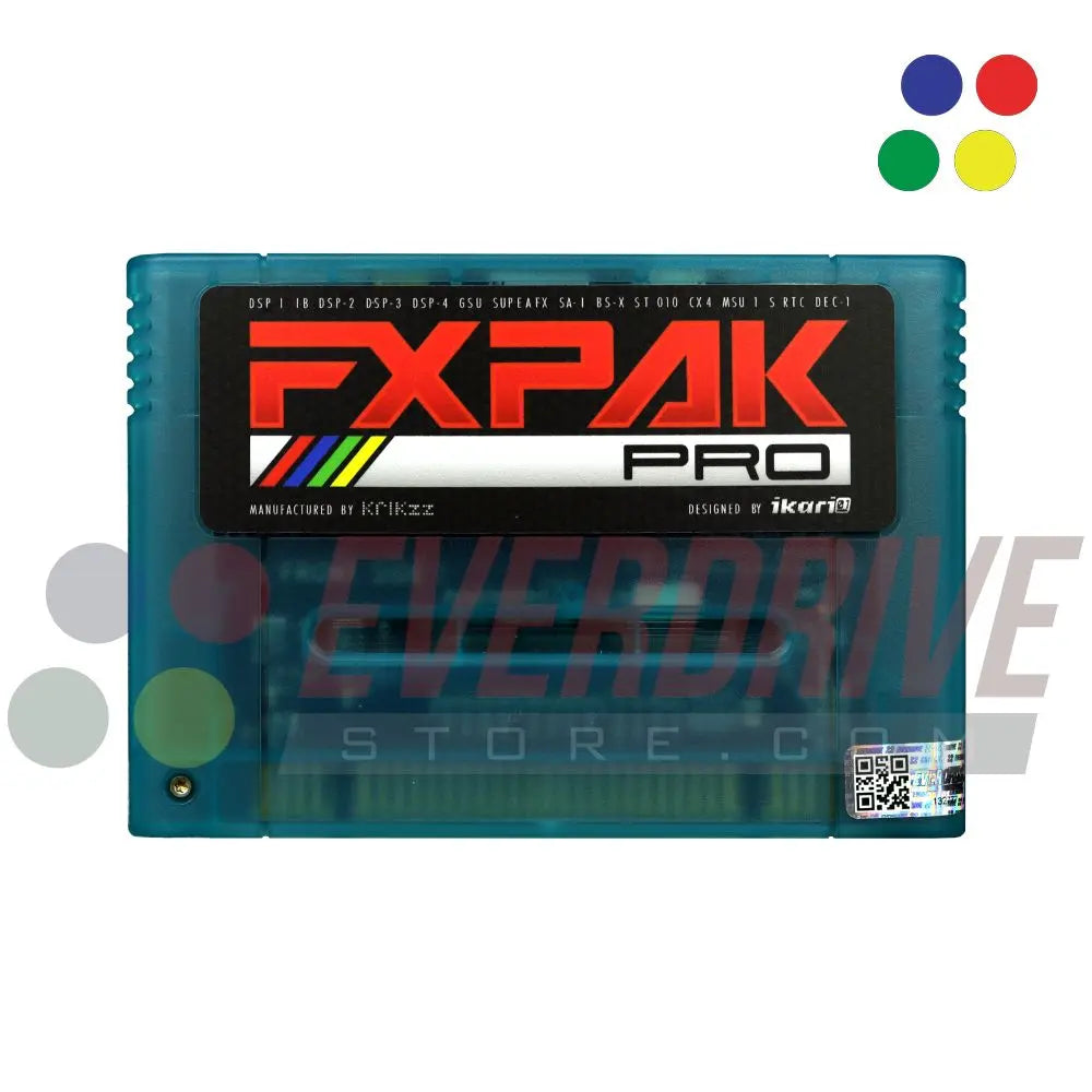 FXPAK PRO - Frosted Turquoise Krikzz