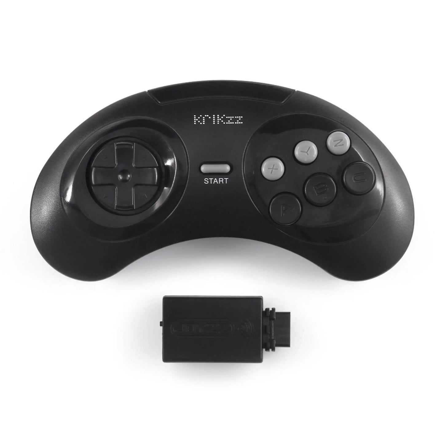 Joyzz - Black Controller by Krikzz for Genesis or Mega Drive Krikzz