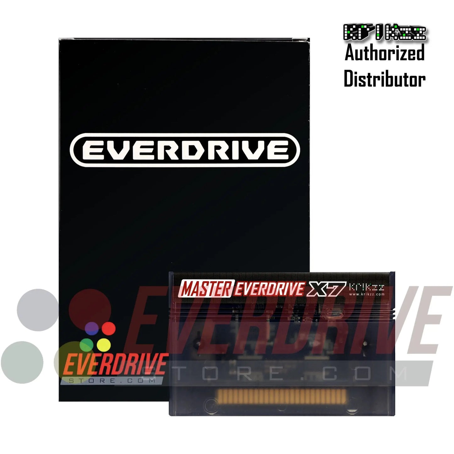 Master Everdrive X7 - Frosted Black Krikzz