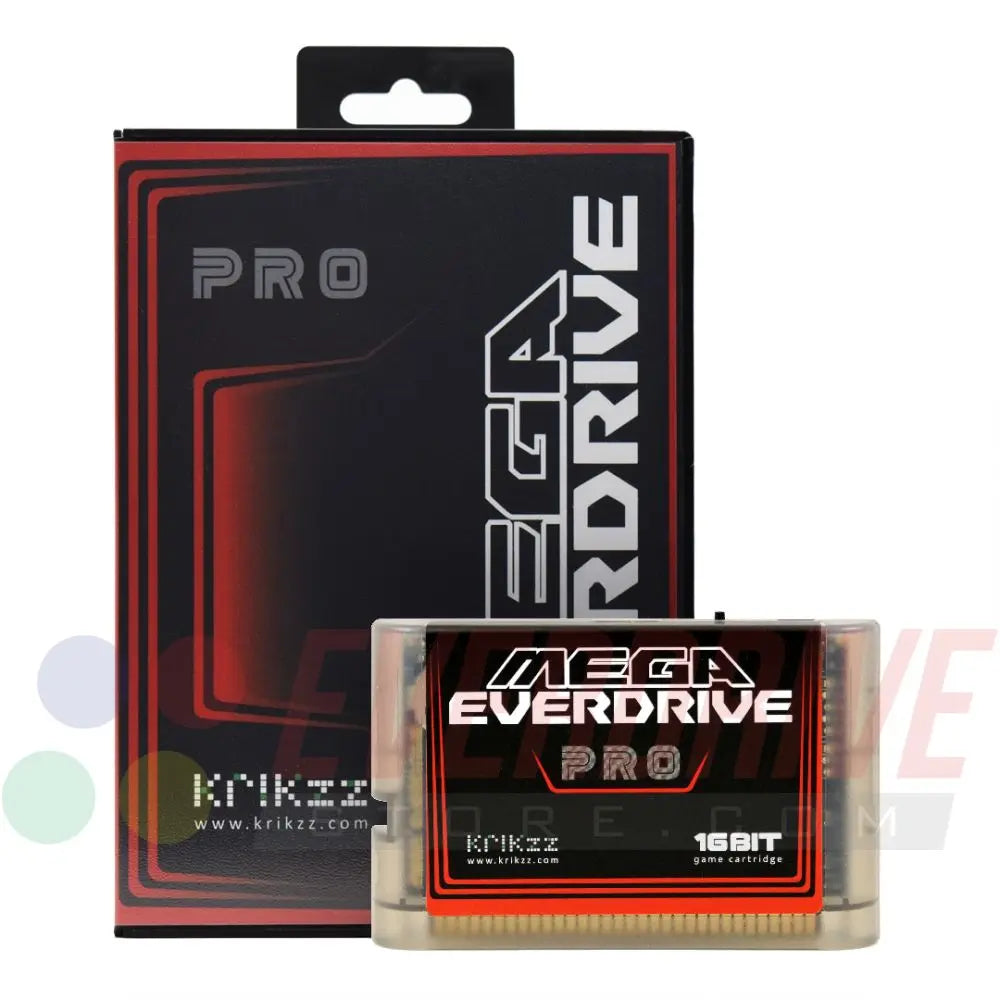 Mega Everdrive PRO - Frosted Black by Krikzz for Genesis or Mega Drive Krikzz