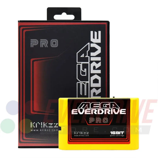 Mega Everdrive PRO - Yellow by Krikzz for Genesis or Mega Drive Krikzz