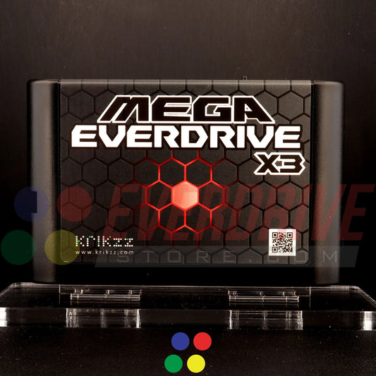 Mega Everdrive X3 - Black Krikzz