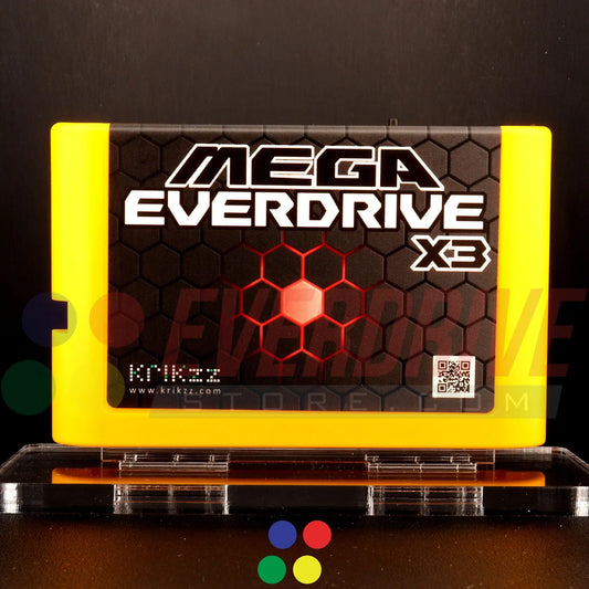 Mega Everdrive X3 - Yellow Krikzz