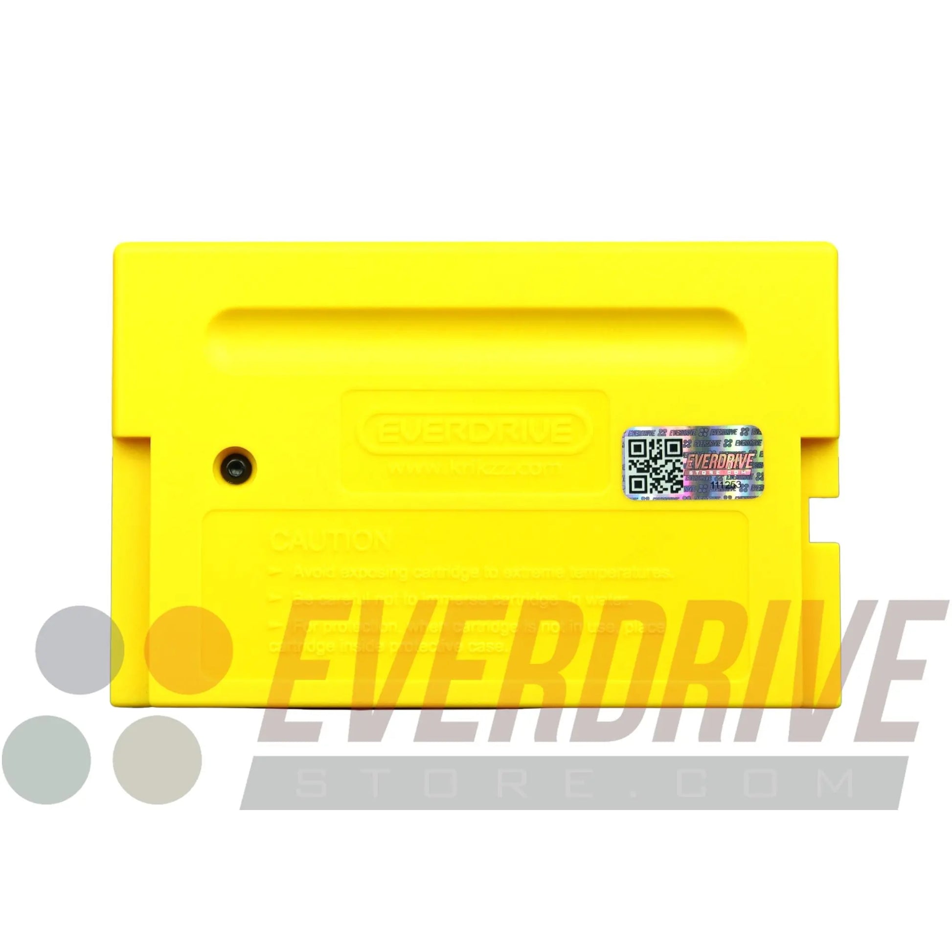 Mega Everdrive X5 - Yellow by Krikzz for Genesis or Mega Drive KRIKzz