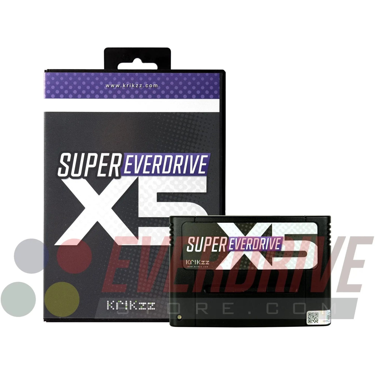 Super Everdrive X5 - Black by Krikzz for SNES or Super Famicom KRIKzz