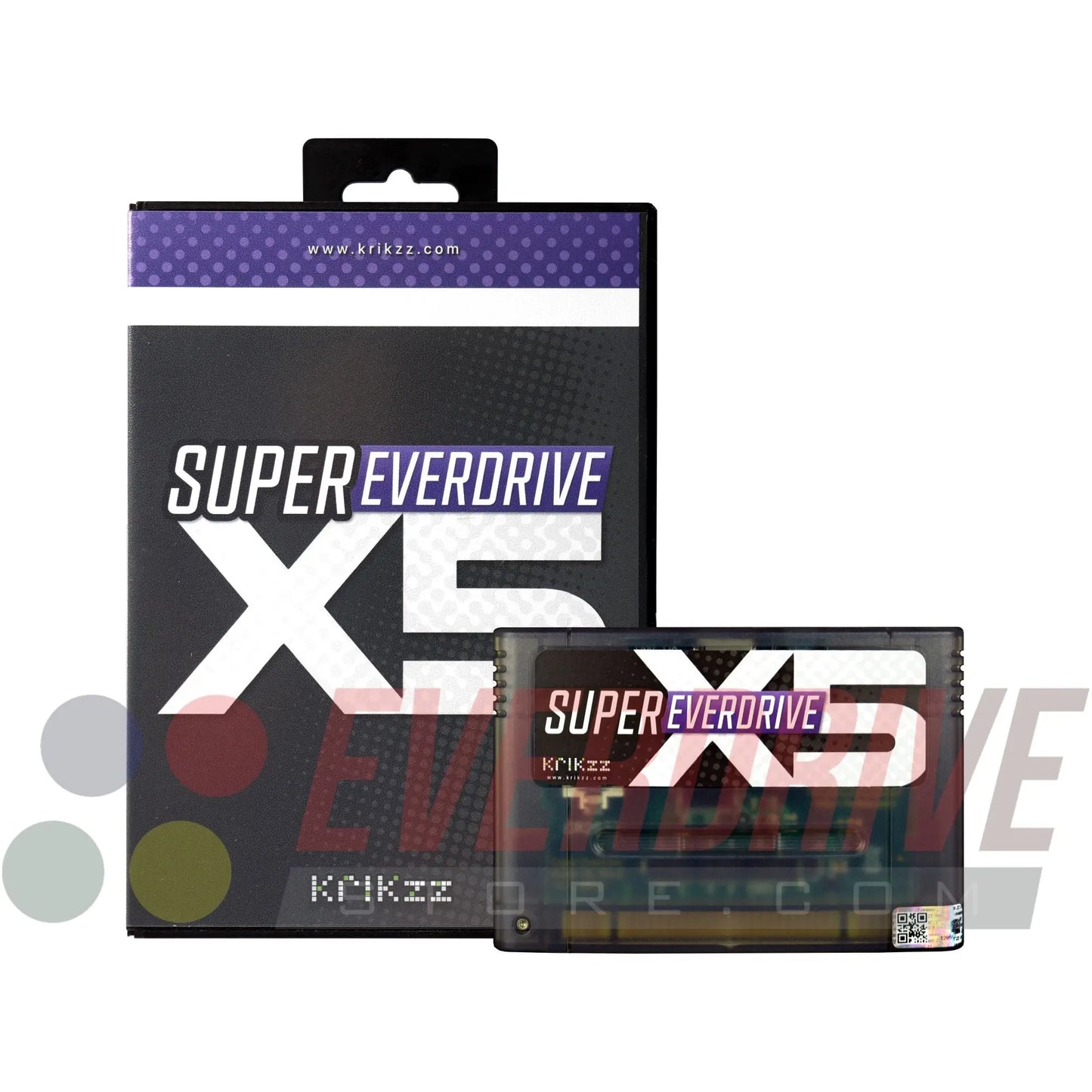 Super Everdrive X5 - Frosted Black Krikzz