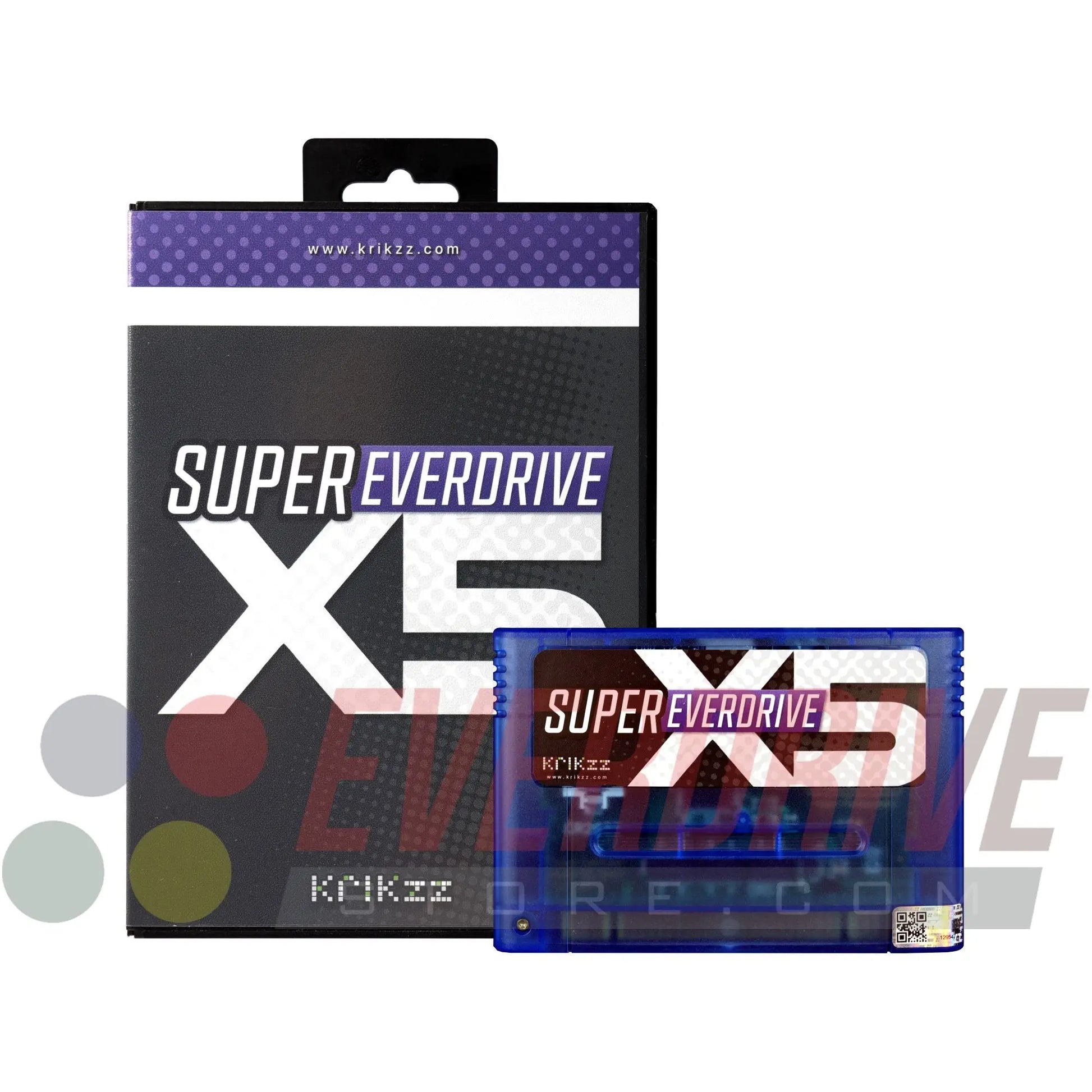 Super Everdrive X5 - Frosted Blue Krikzz