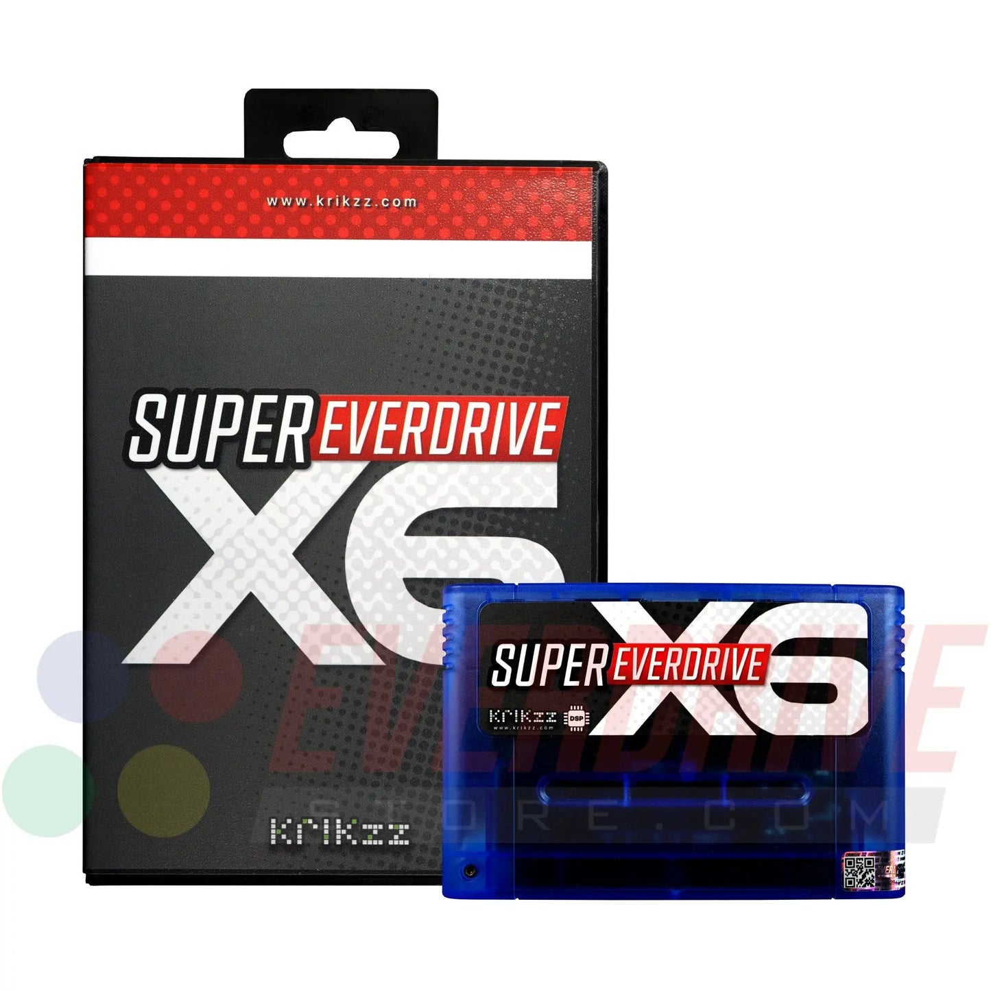 Super Everdrive X6 DSP - Frosted Blue Krikzz