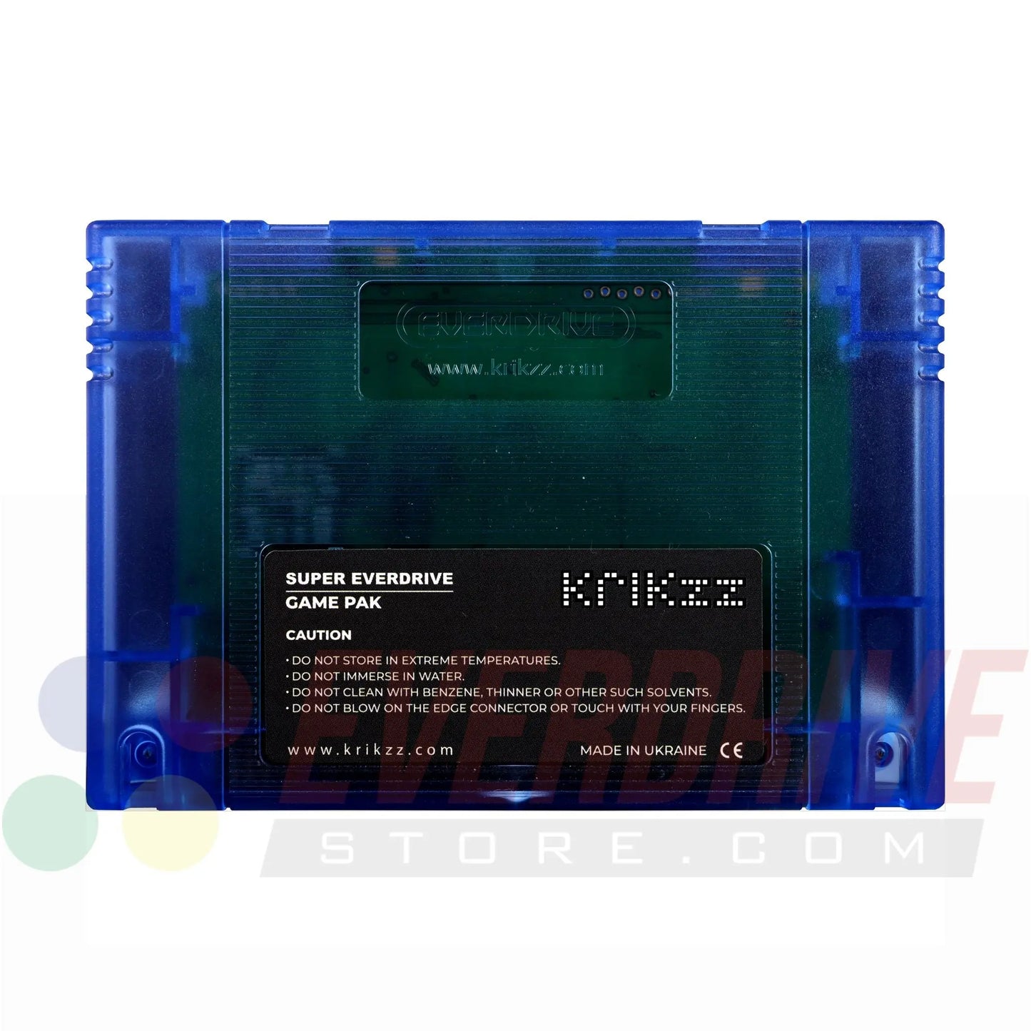 Super Everdrive X6 DSP - Frosted Blue Krikzz