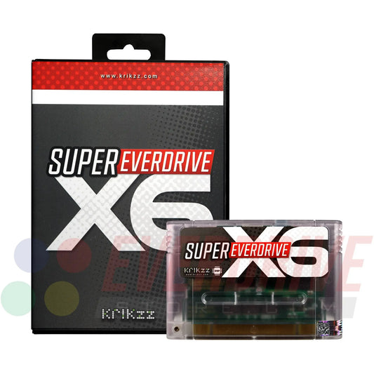 Super Everdrive X6 DSP - Frosted Clear Krikzz