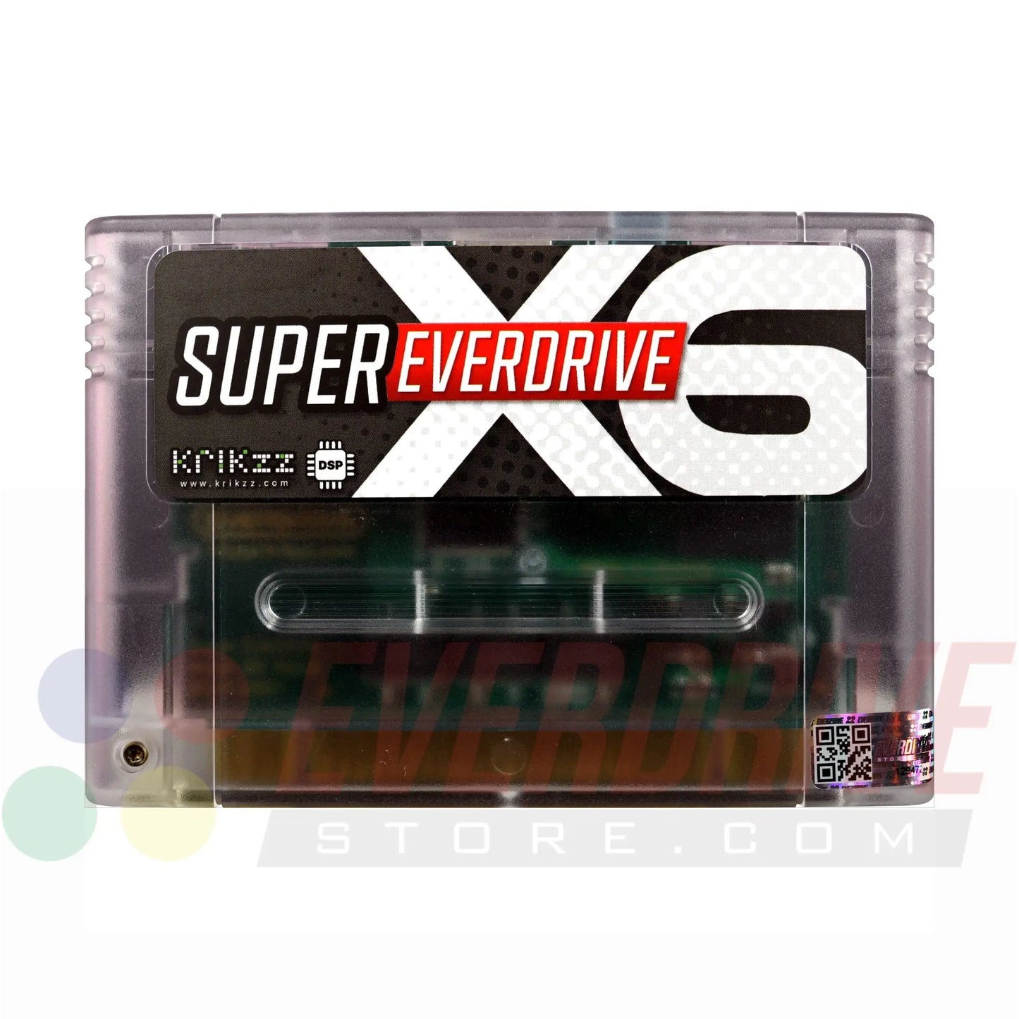 Super Everdrive X6 DSP - Frosted Clear Krikzz