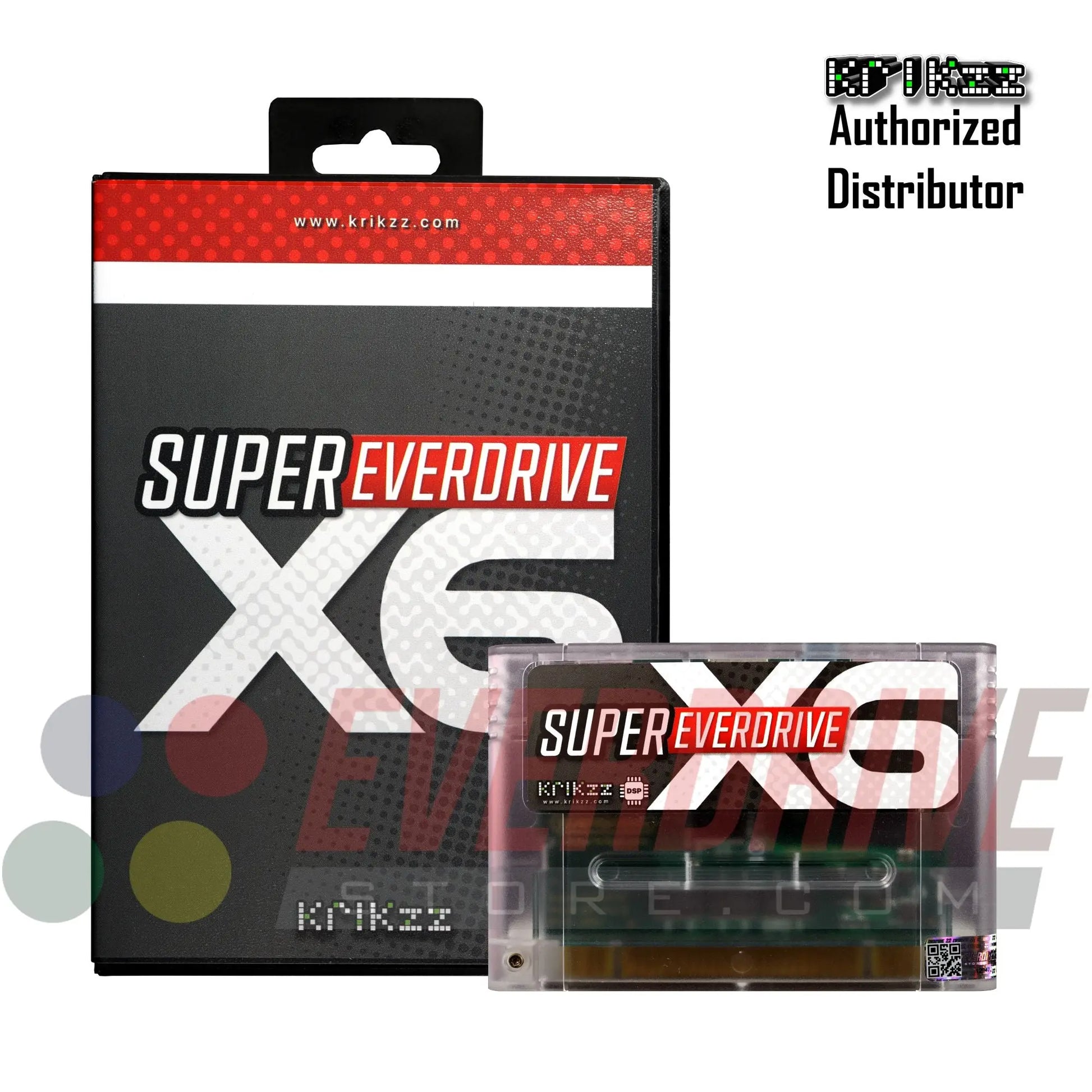 Super Everdrive X6 DSP - Frosted Clear Krikzz