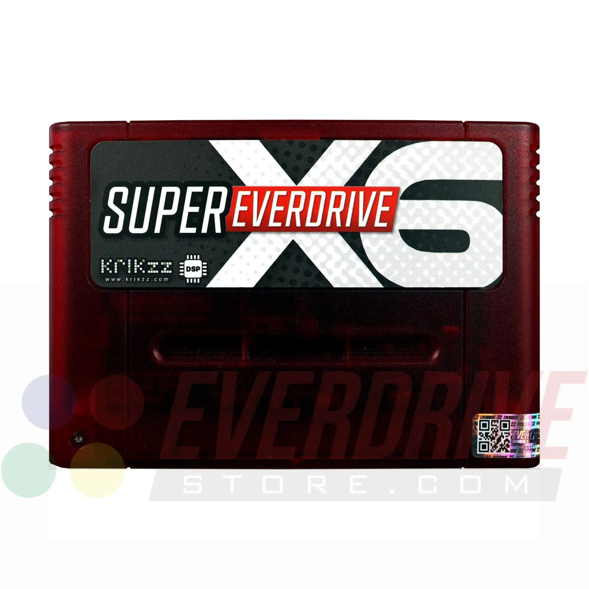 Super Everdrive X6 DSP - Frosted Red Krikzz