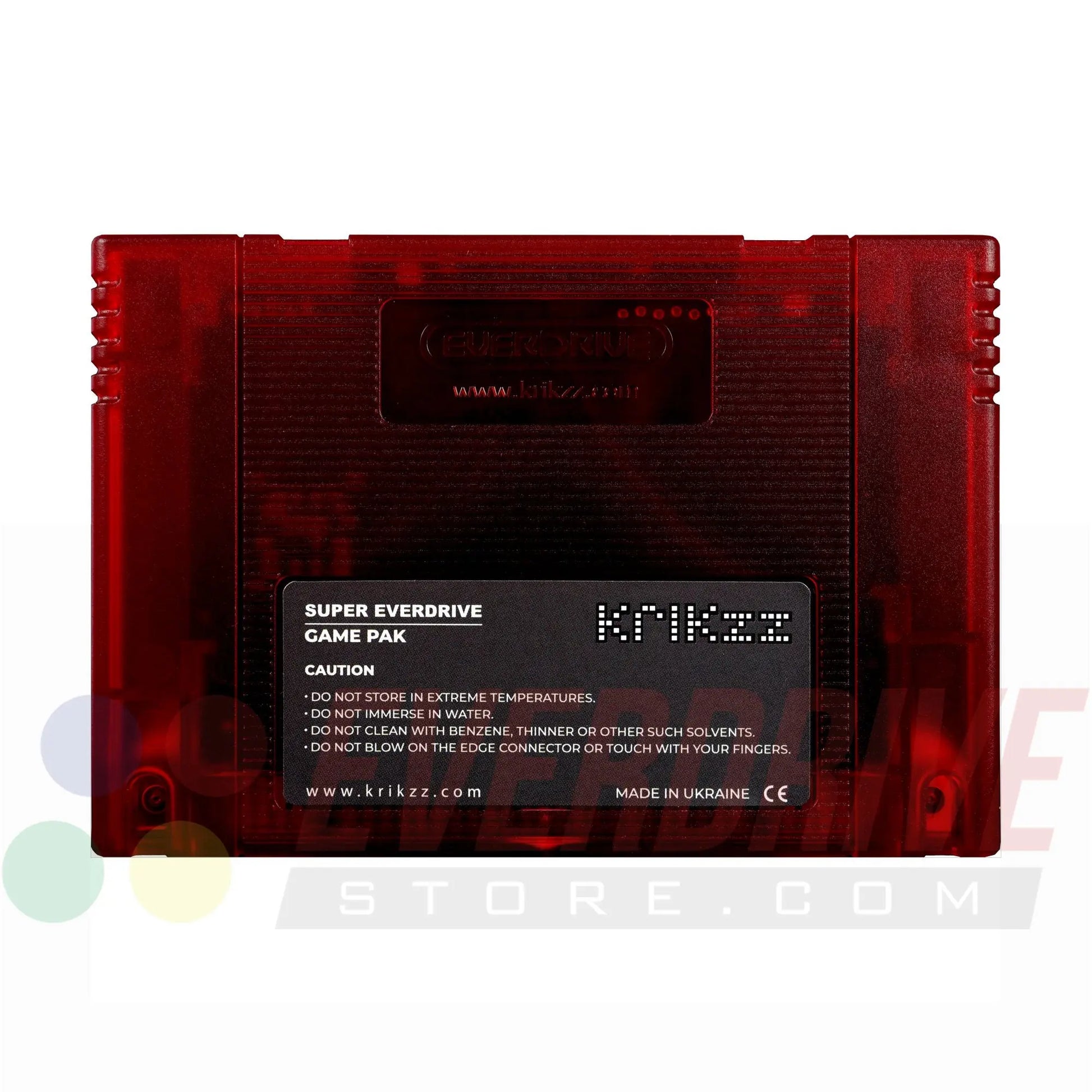 Super Everdrive X6 DSP - Frosted Red Krikzz