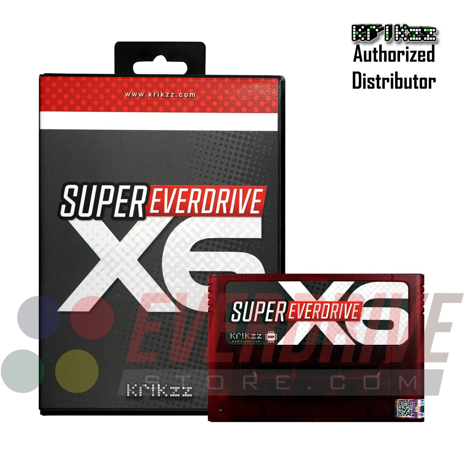 Super Everdrive X6 DSP - Frosted Red Krikzz