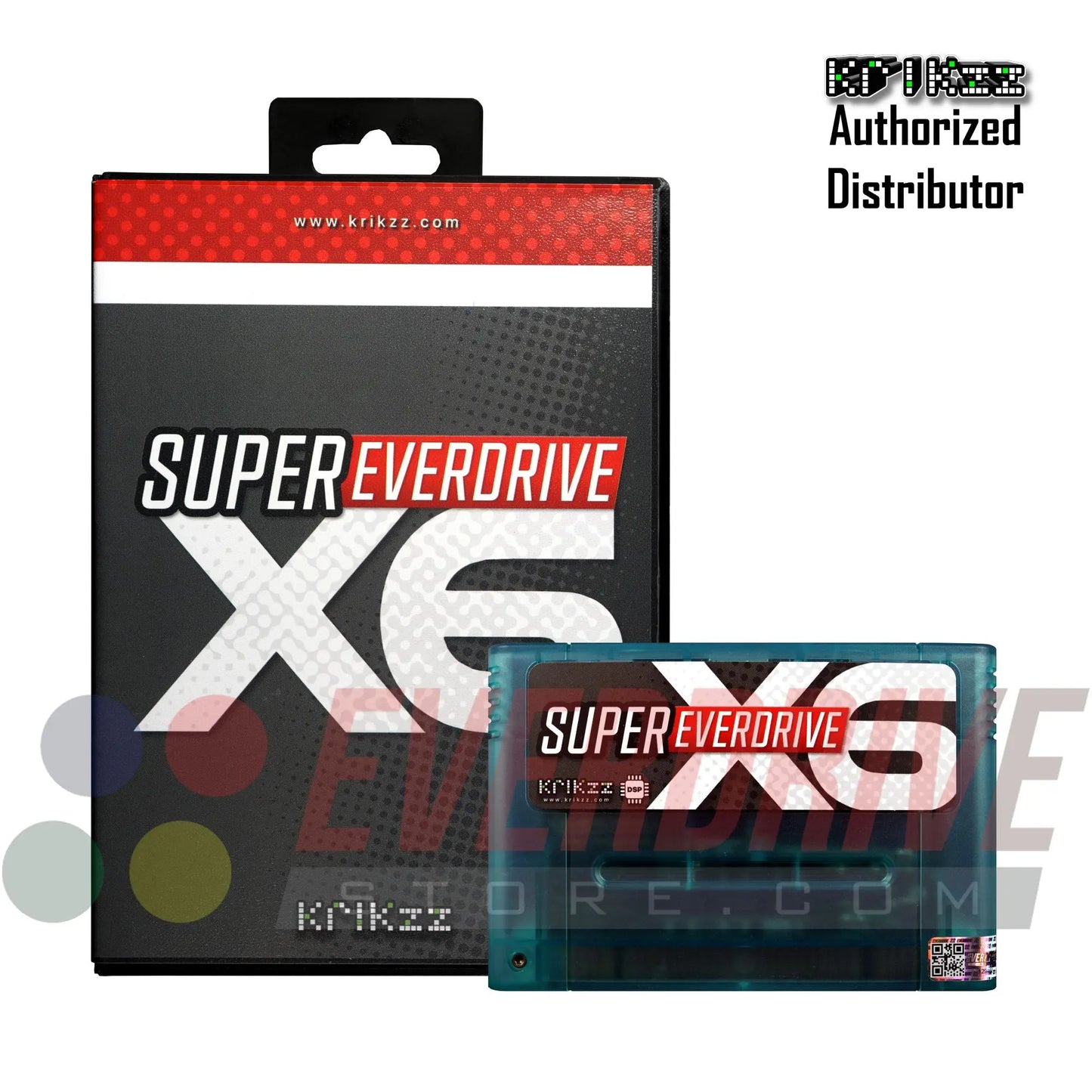 Super Everdrive X6 DSP - Frosted Turquoise Krikzz